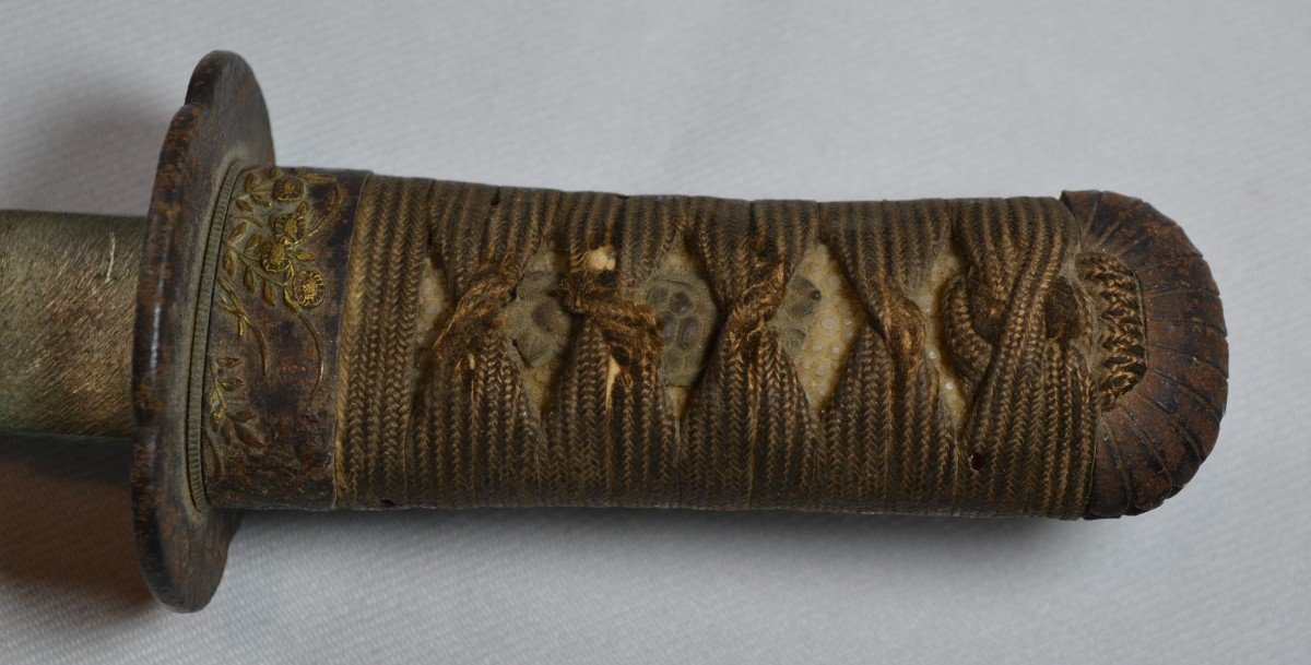 Tanto.lame Incisée d'Un Dragon.japon Période Edo Ou Avant.-photo-4