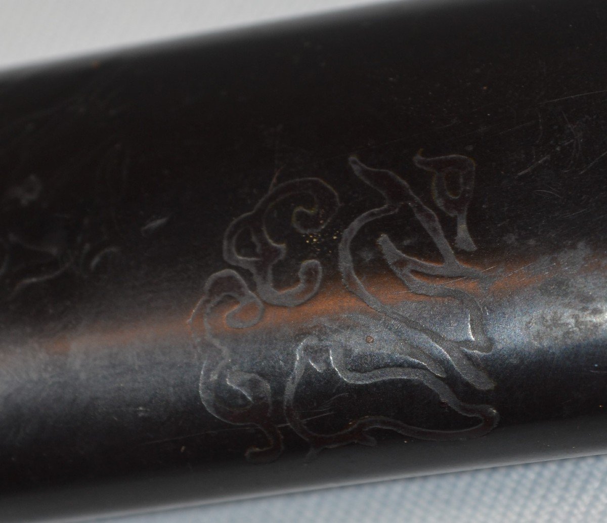 Tanto.lame Incisée d'Un Dragon.japon Période Edo Ou Avant.-photo-6