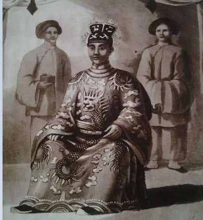 Un talisman en bronze,marque empereur Minh Mang.Vietnam début 19°siècle.-photo-8