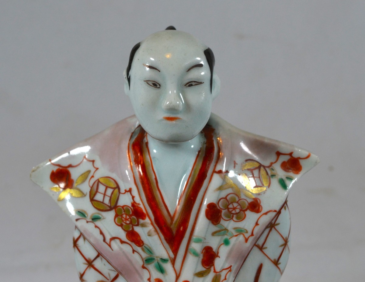 Arita Porcelain Statuette In The Imari Style. Japan, Early 18th Century.-photo-2
