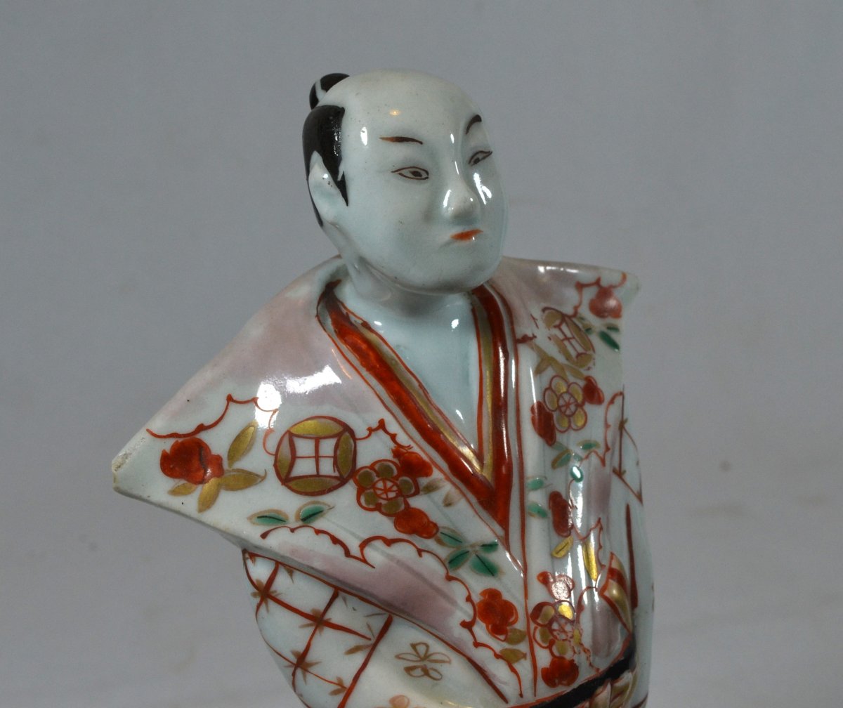 Arita Porcelain Statuette In The Imari Style. Japan, Early 18th Century.-photo-2