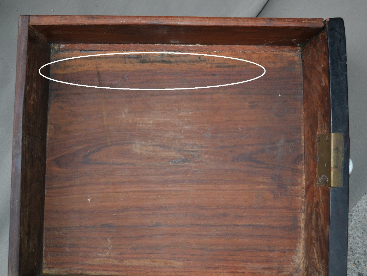 Table en bois dur Hongmu ou zitan?.Chine dynastie Qing.-photo-4