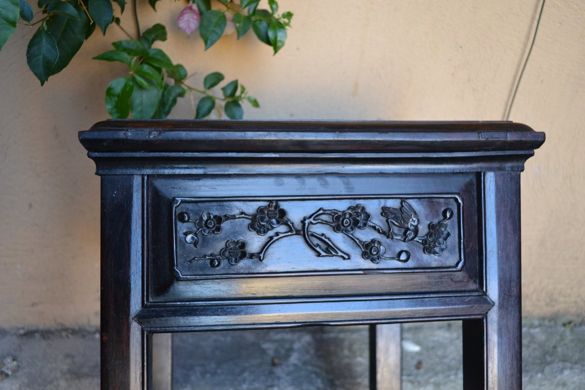 Table en bois dur Hongmu ou zitan?.Chine dynastie Qing.-photo-8