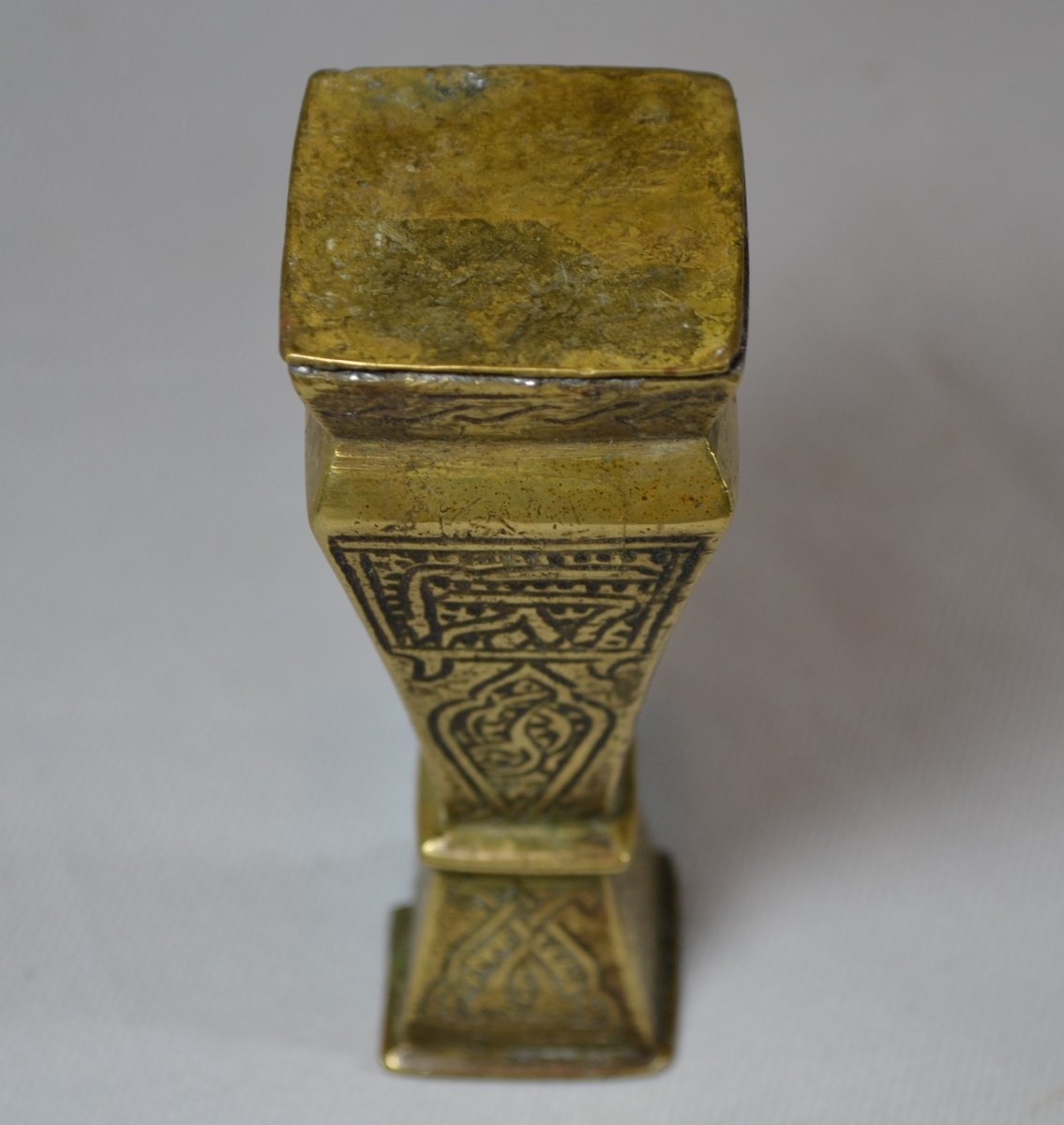 Cast Bronze Vase. Morocco Or Andalusia, 15th Century. Merenid Dynasty. -photo-4