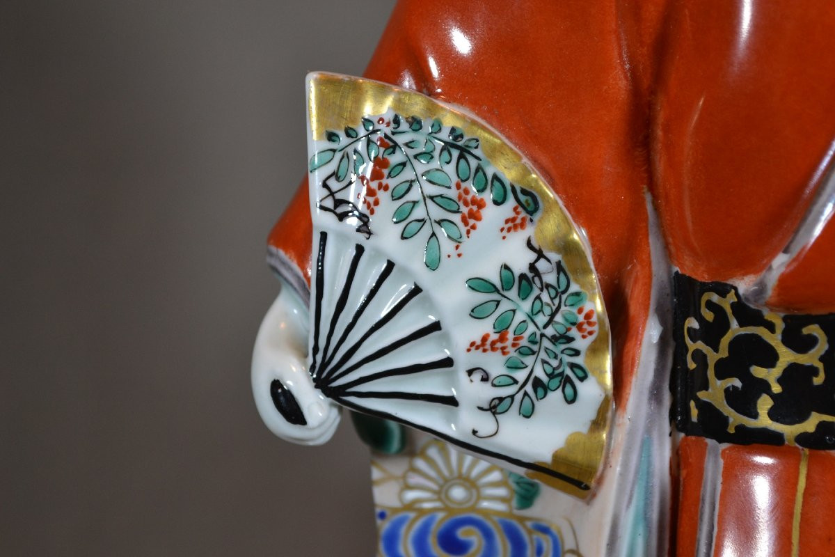 Bijin Porcelain From Japan. Kutani Kilns, Meiji. -photo-4