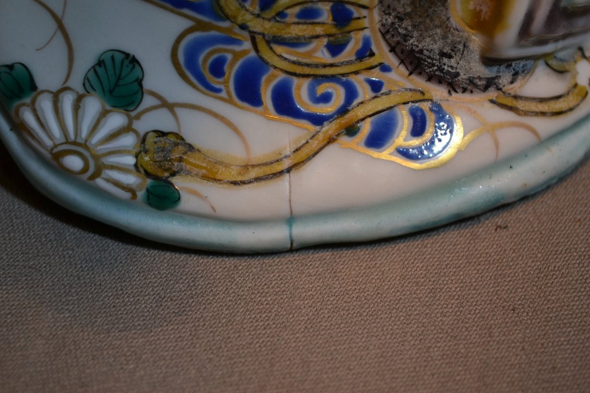 Bijin Porcelain From Japan. Kutani Kilns, Meiji. -photo-7