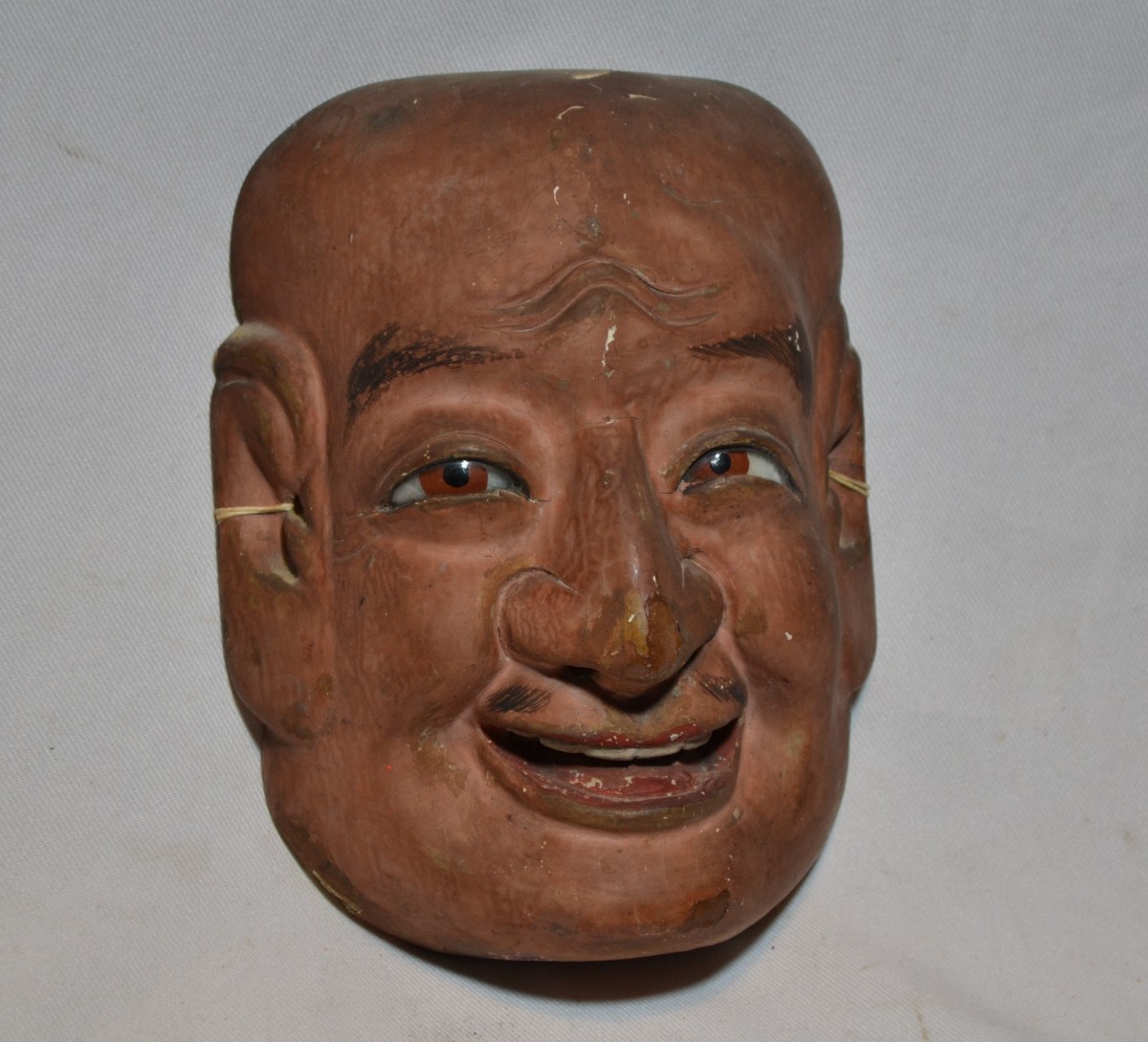 Masque en bois sculpté.Japon 19°siècle.Période Meiji 