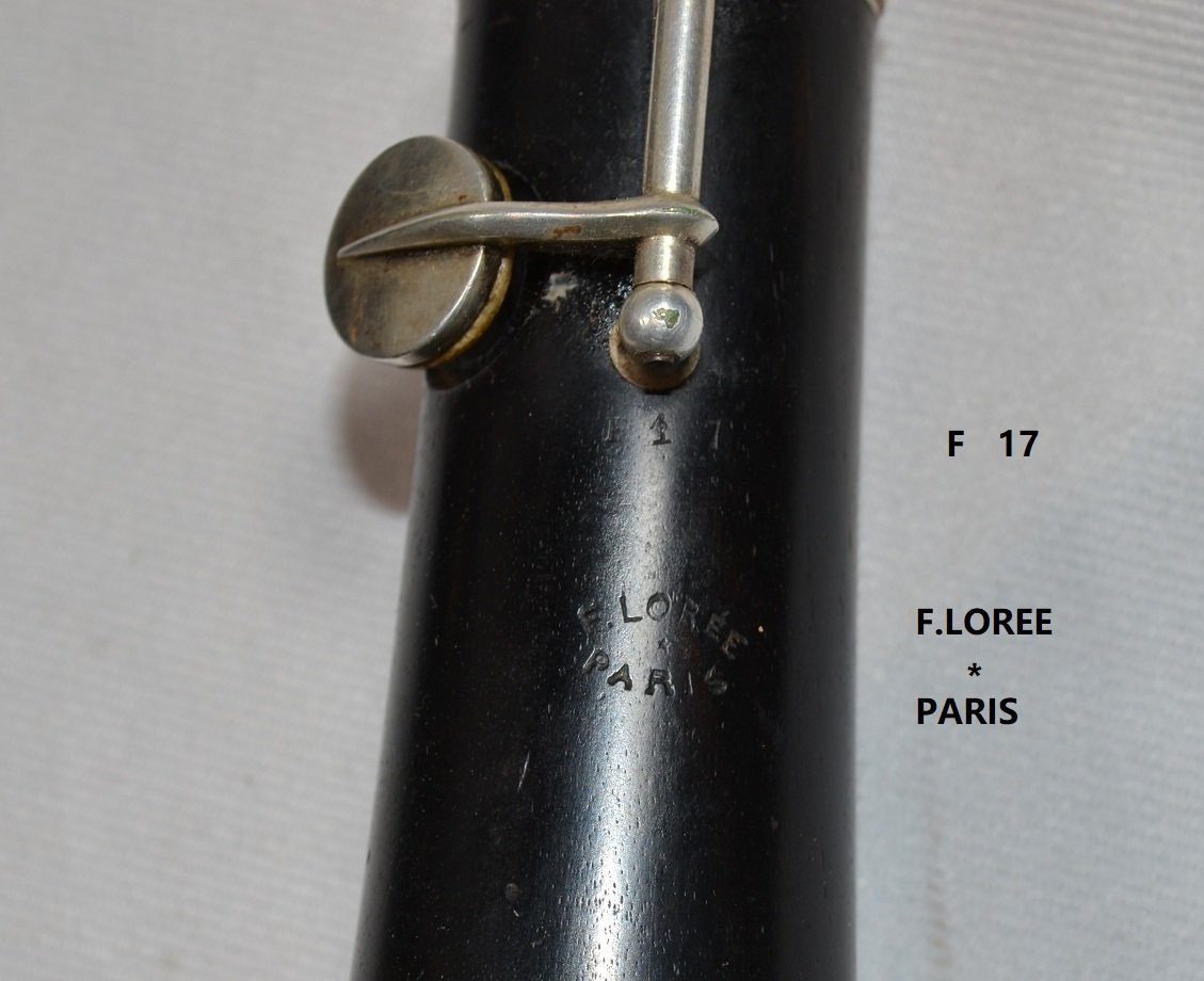 Hautbois par F Lorée dans sa boite d'origine.Paris, marque F17 1886. -photo-4