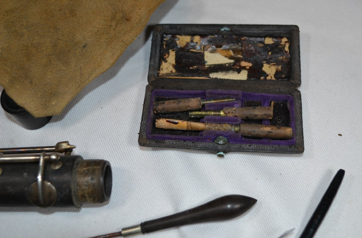 Hautbois par F Lorée dans sa boite d'origine.Paris, marque F17 1886. -photo-6