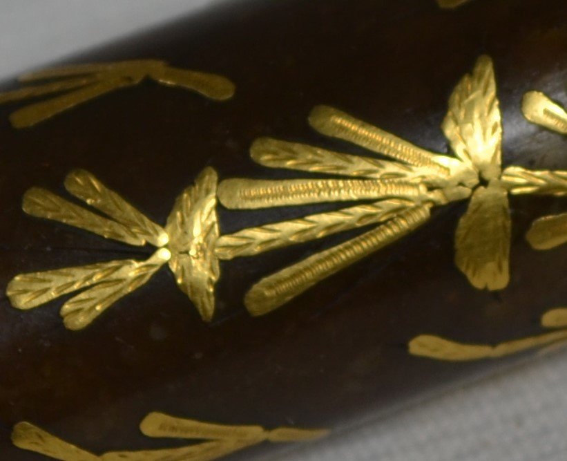 Hookah Element In Jade Inlaid With Gold. Ottoman Empire, 17th Century. -photo-4