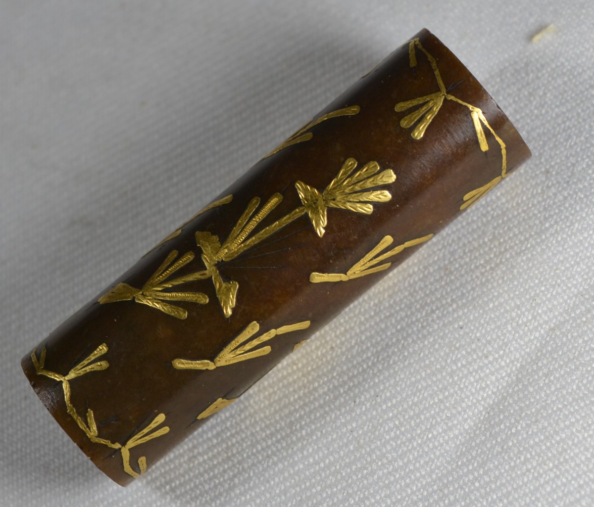 Hookah Element In Jade Inlaid With Gold. Ottoman Empire, 17th Century. 