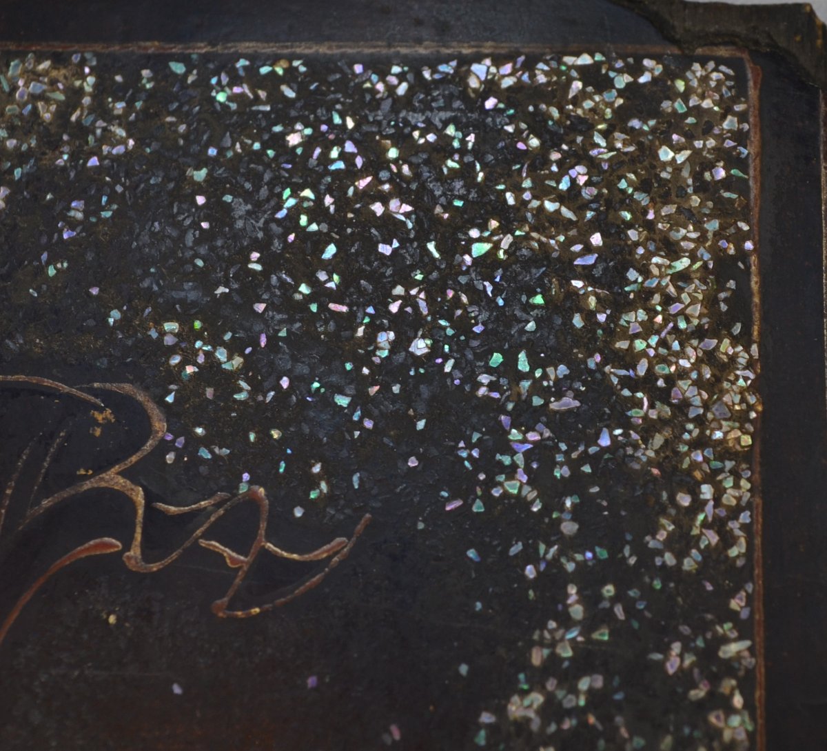 Two Chinese Lacquer Panels. 17th Century. Kangxi Period. -photo-1