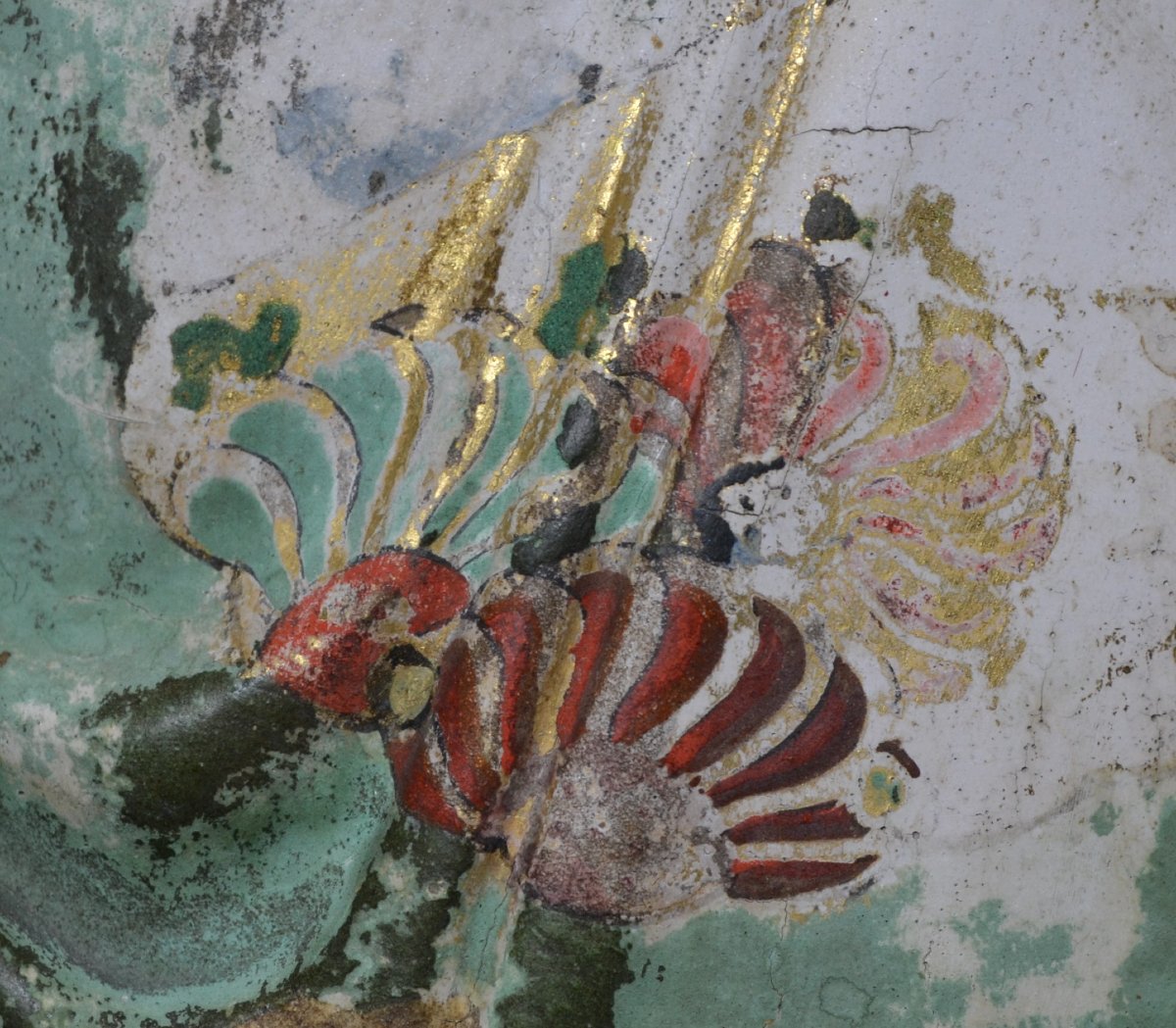 Wooden Statue Depicting A Noh Actor. Japan, 17th Century. -photo-1