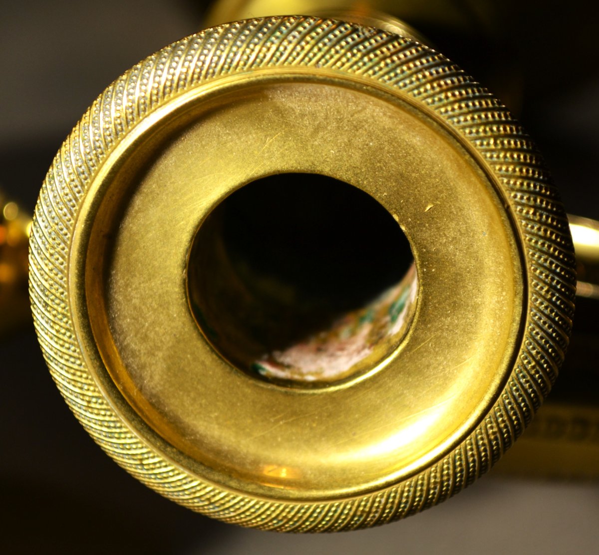 Pair Of Bulbous Gilt Bronze Candlesticks. France, Early 19th Century. Louis XVIII, Charles X-photo-4