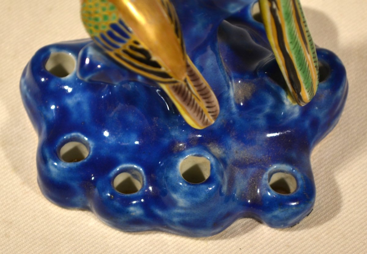 Hanadome Porcelain In The Makuzu Kozan Style. Japan, Circa 1900.-photo-4