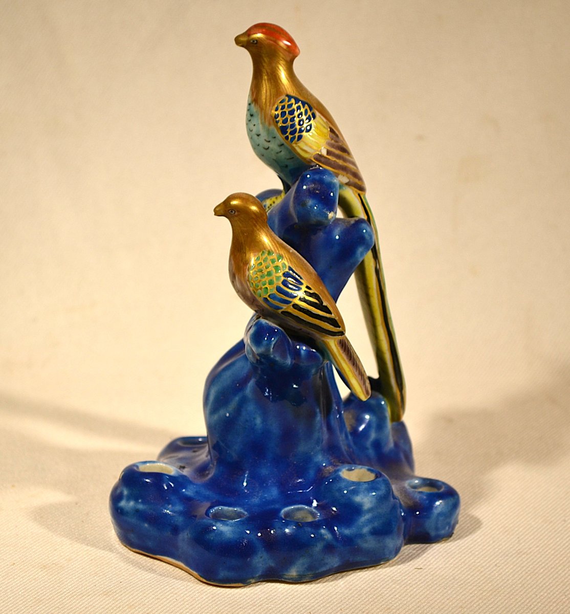 Hanadome Porcelain In The Makuzu Kozan Style. Japan, Circa 1900.-photo-5