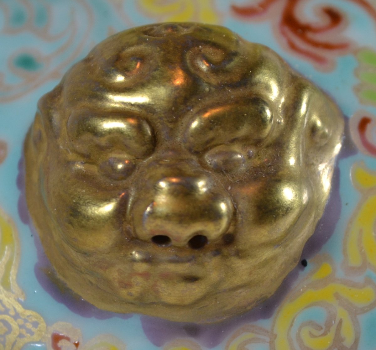 Vase en porcelaine de Chine ,décor de Fenghuang.  Marque de Qianlong. -photo-8