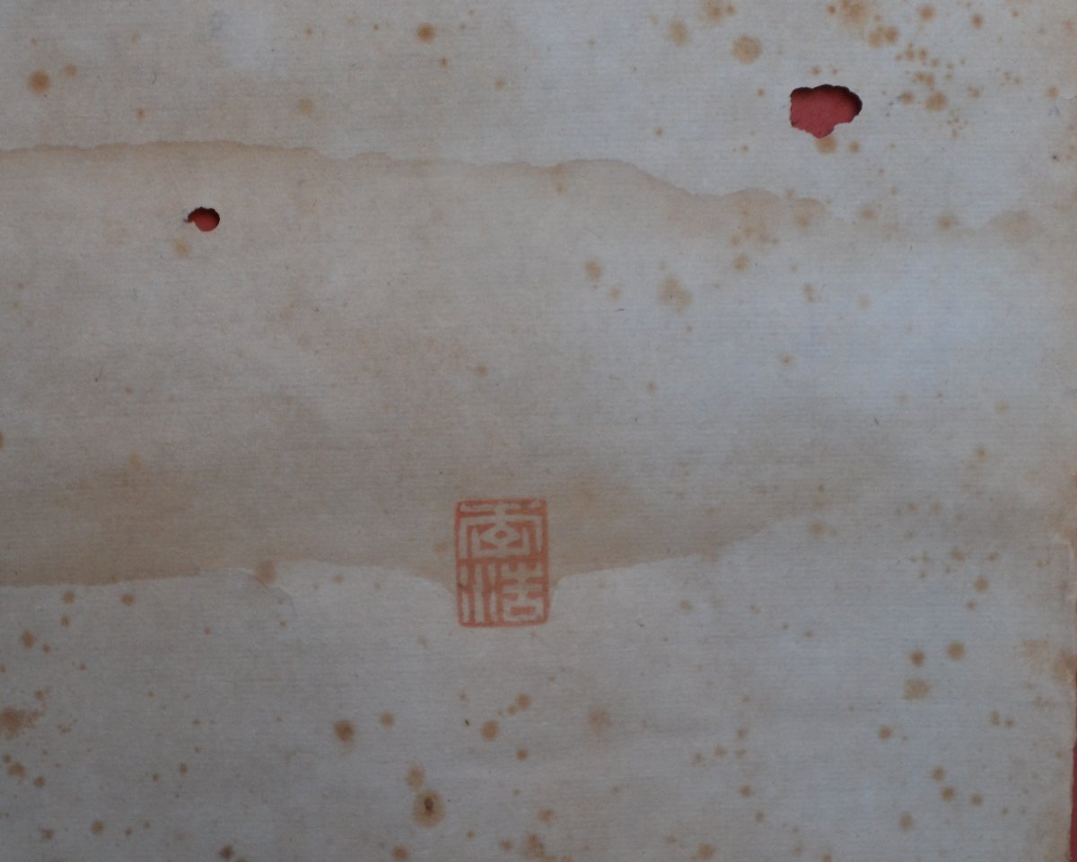 Taoist Watercolor On Paper. Li Tieguai. Qing Dynasty China. -photo-5