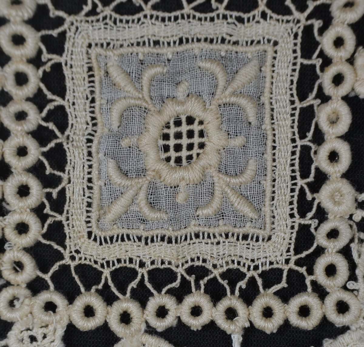 Large Needle Lace Collar. France Or Italy, 17th Century. -photo-5
