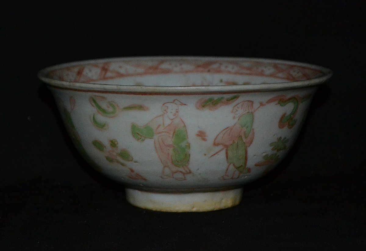 Enamelled Porcelain Bowl. China, 16th Century.-photo-2