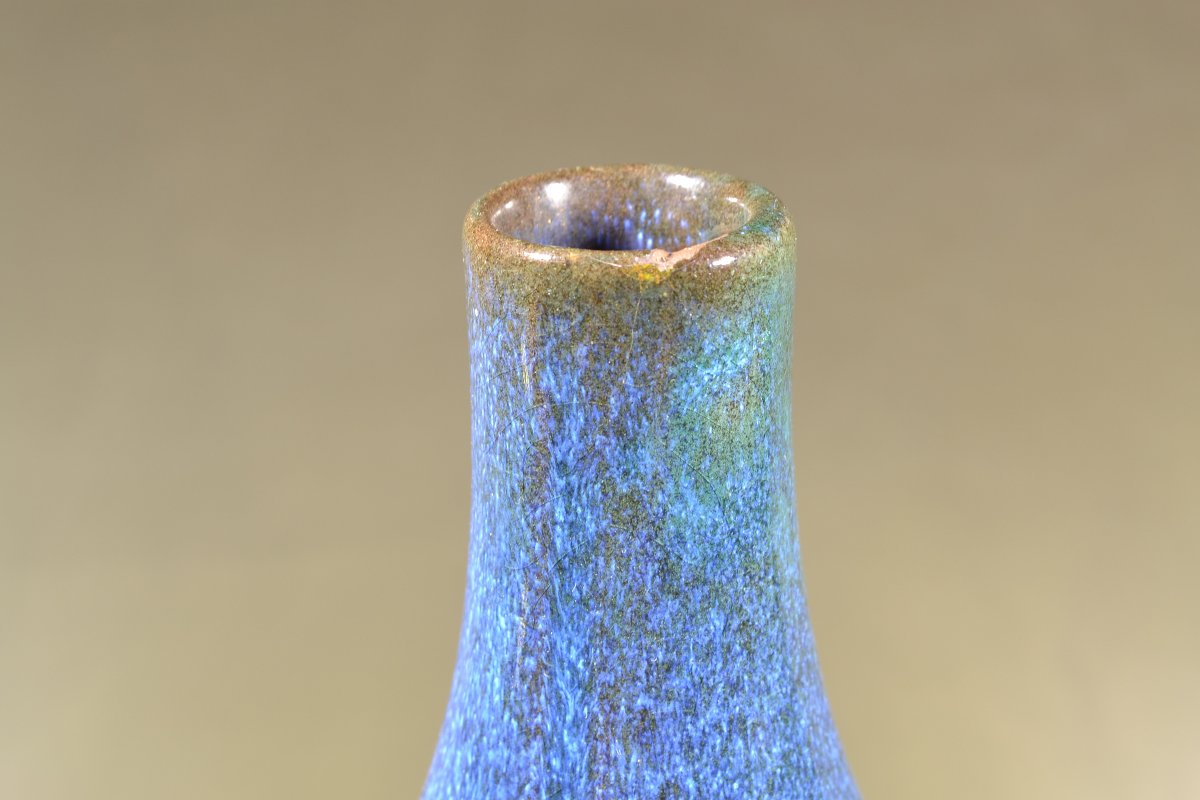 Stoneware Vase From Guangdong. China, Qing Dynasty.  -photo-5