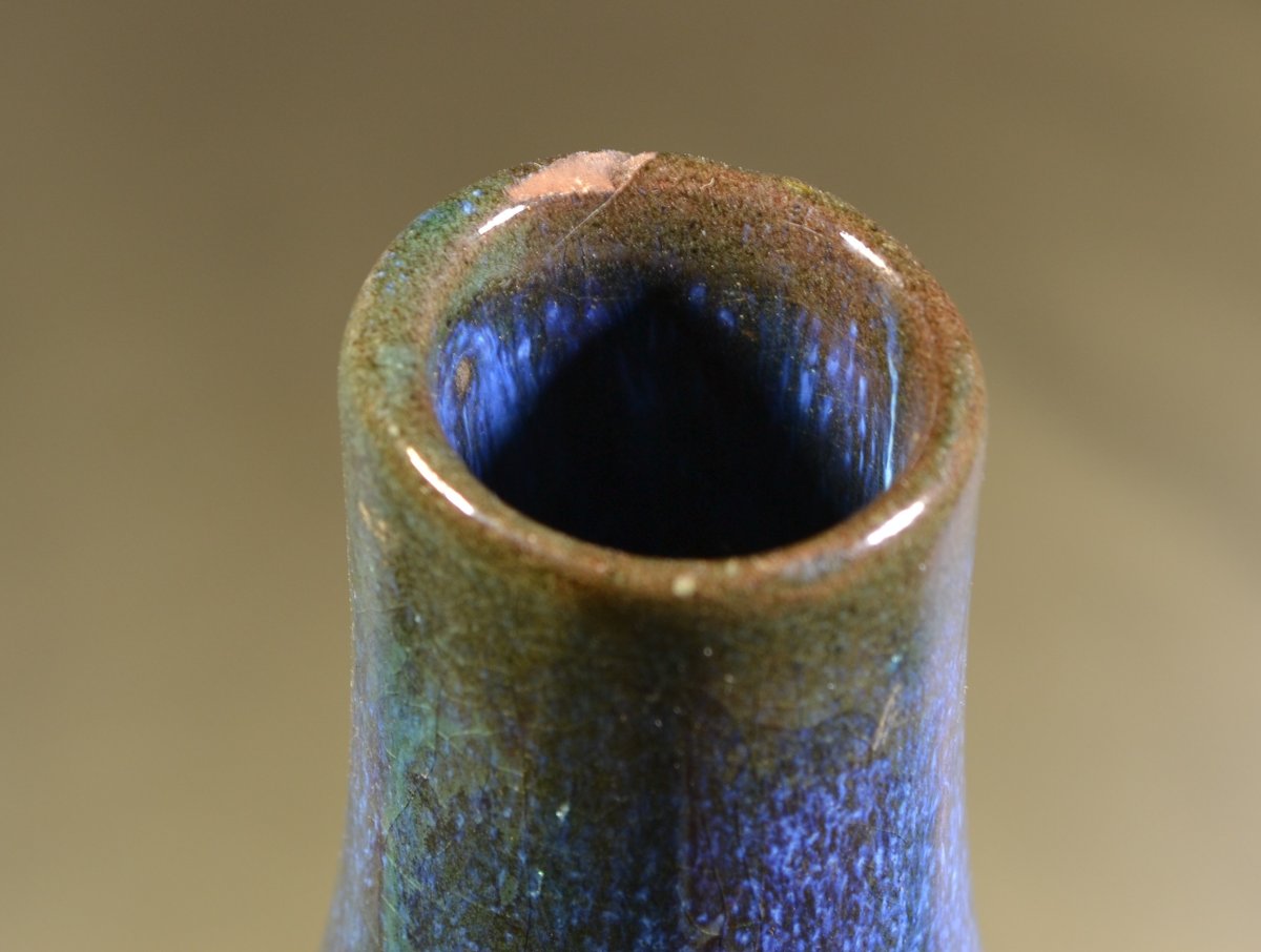 Stoneware Vase From Guangdong. China, Qing Dynasty.  -photo-8