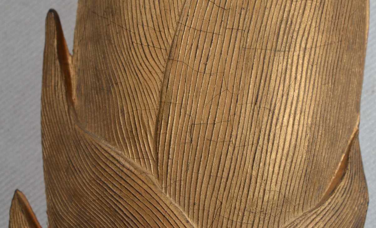 Bamboo Shoot In Gold Ink. China, Qing Period, 18th-19th Century. -photo-6