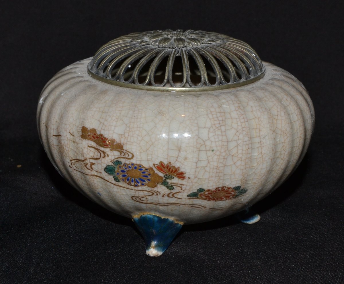 Collection de 14 faïences de Satsuma. Japon Edo et Meiji vers 1900. -photo-5