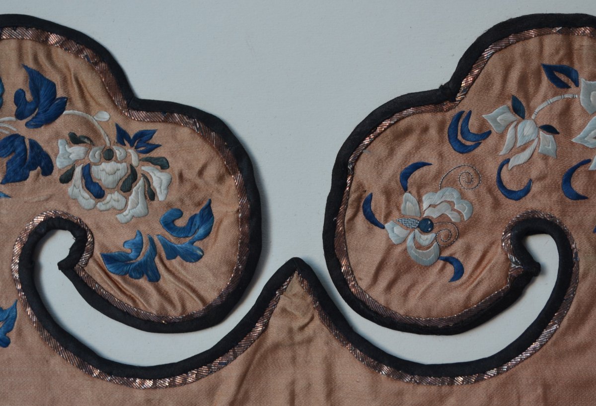 Embroidered Silk Shoulder Collar (yunjian).china Qing Dynasty.-photo-7