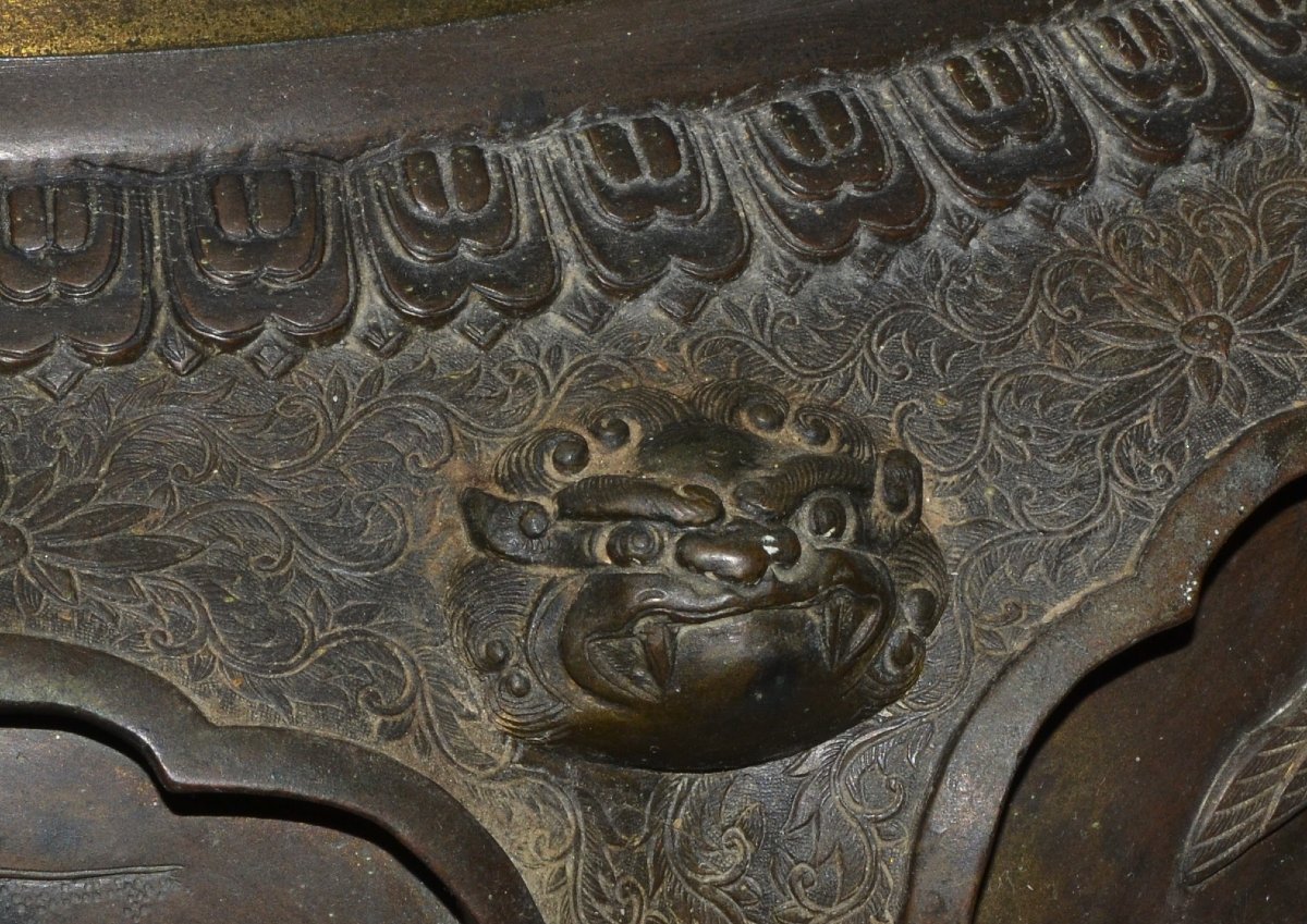 Bronze Incense Burner. Japan, Meiji Period, Late 19th Century.-photo-2