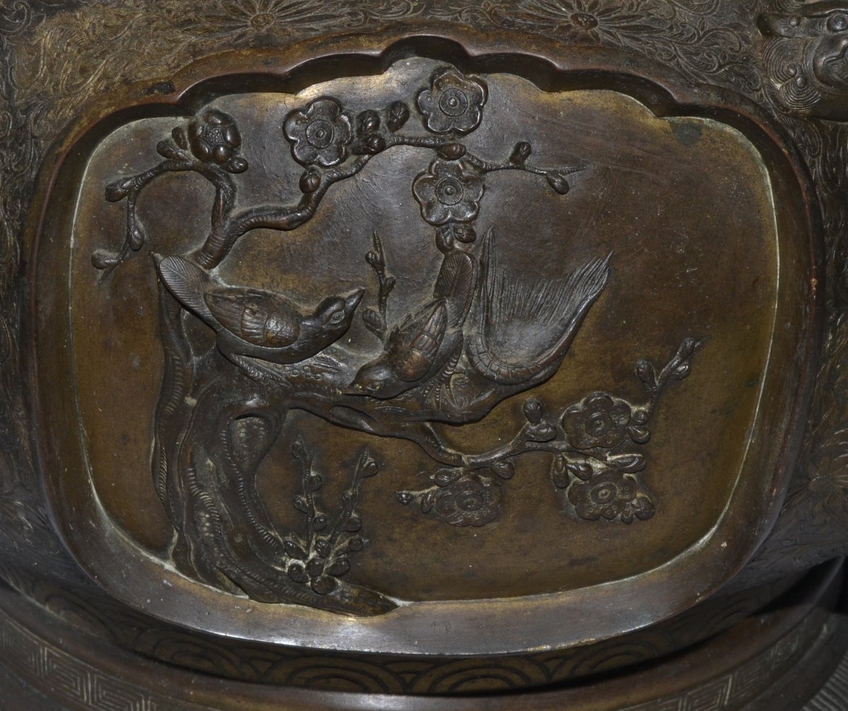 Bronze Incense Burner. Japan, Meiji Period, Late 19th Century.-photo-6