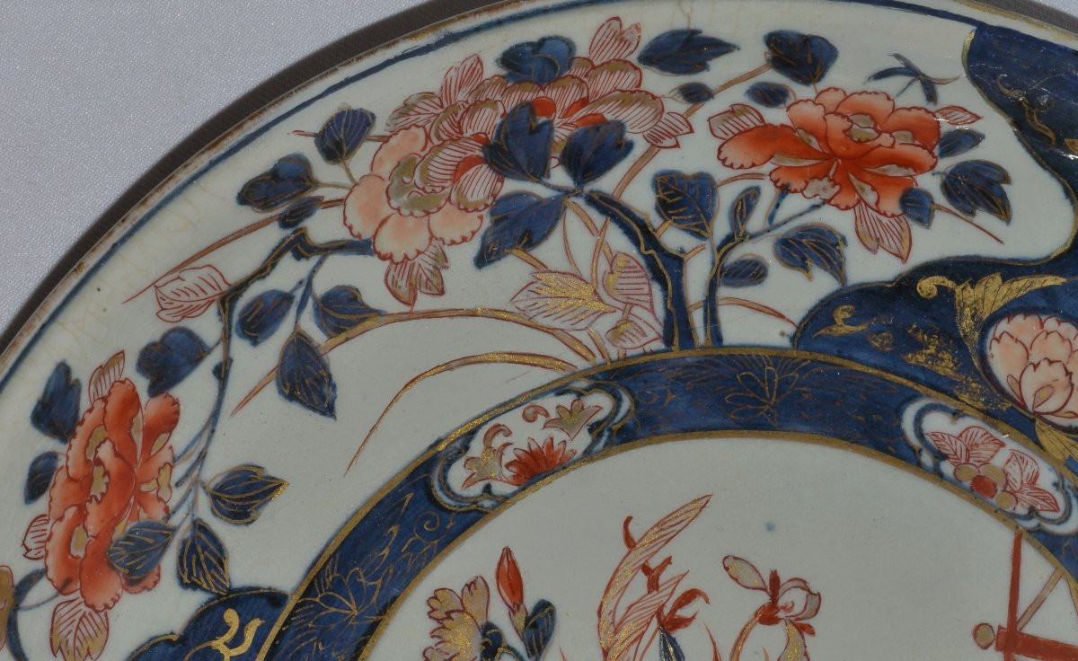 Arita Porcelain Dish In The Imari Style. Japan Late 17th Century.-photo-2