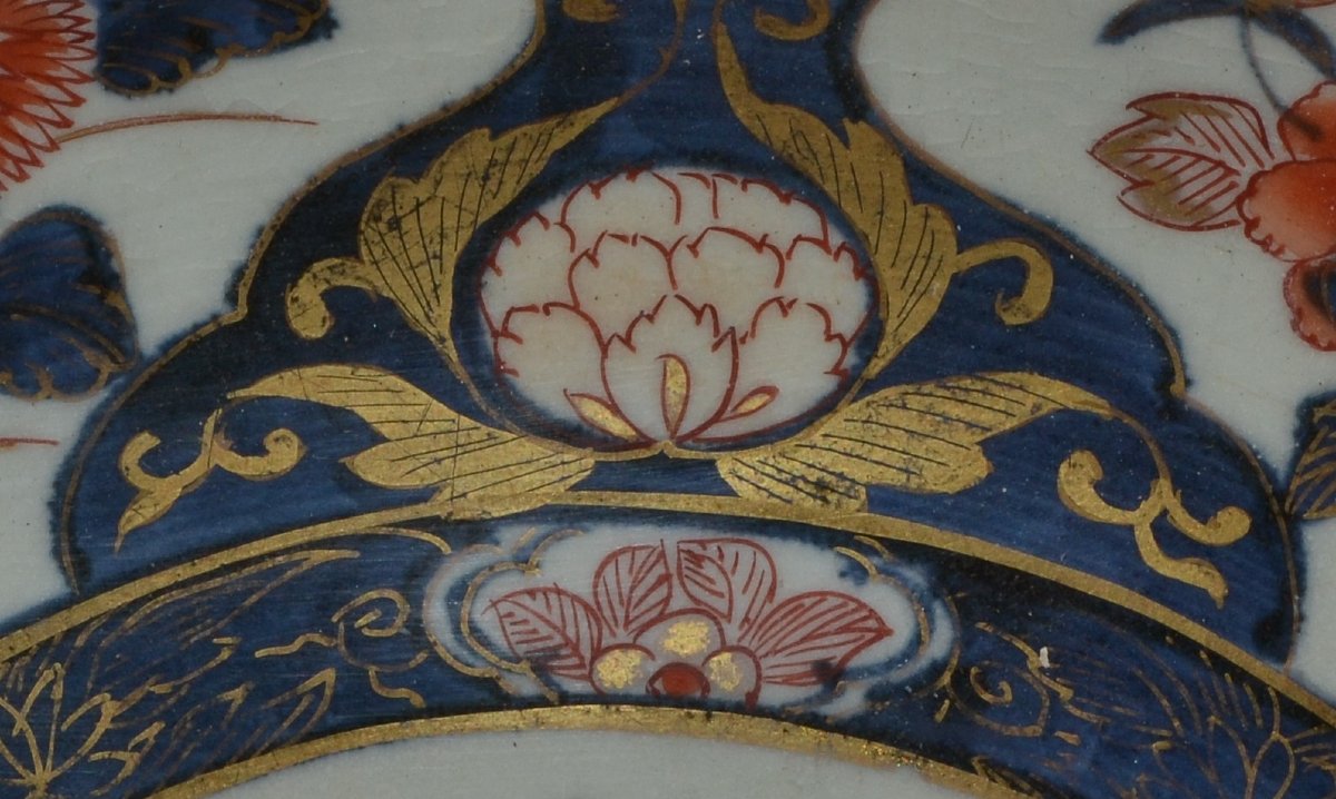 Arita Porcelain Dish In The Imari Style. Japan Late 17th Century.-photo-3