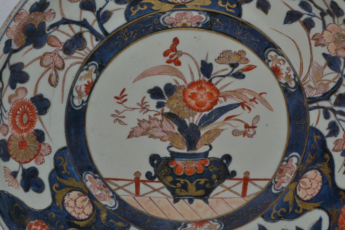 Arita Porcelain Dish In The Imari Style. Japan Late 17th Century.-photo-5
