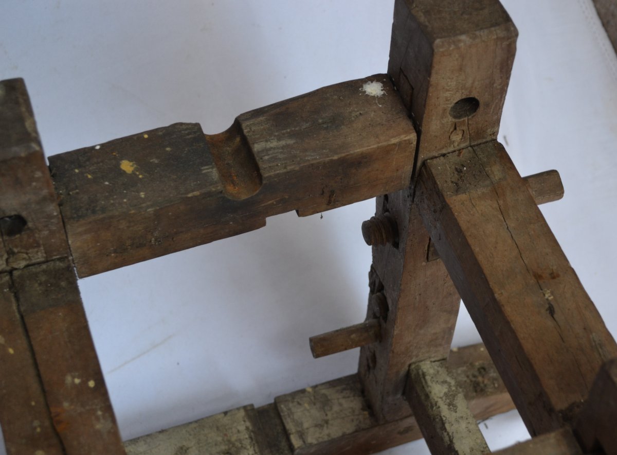 Artisanal Wooden Callback. Southeastern France. 19th Century.-photo-6