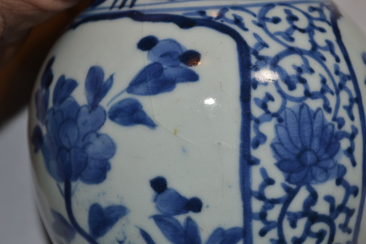 Japanese Porcelain Tokkuri. European Frame. Arita 17th Century.-photo-8