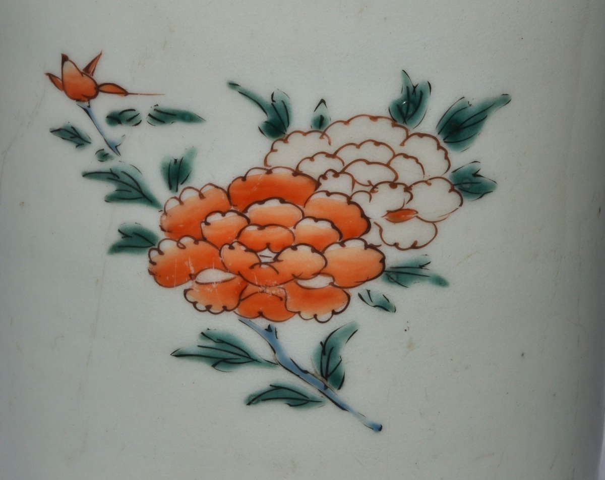 Vase en porcelaine. Fours de Kakiemon. Japon 19° siècle. -photo-7