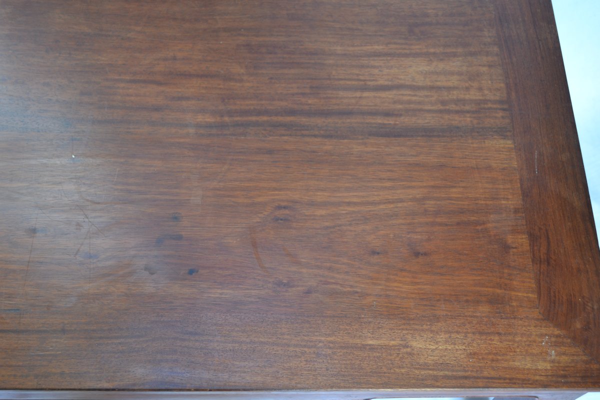 Table basse en bois précieux. Chine style Ming début du 20° siècle. -photo-5