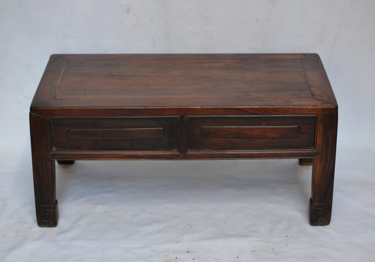 Hardwood Coffee Table. China Qing Dynasty.-photo-2