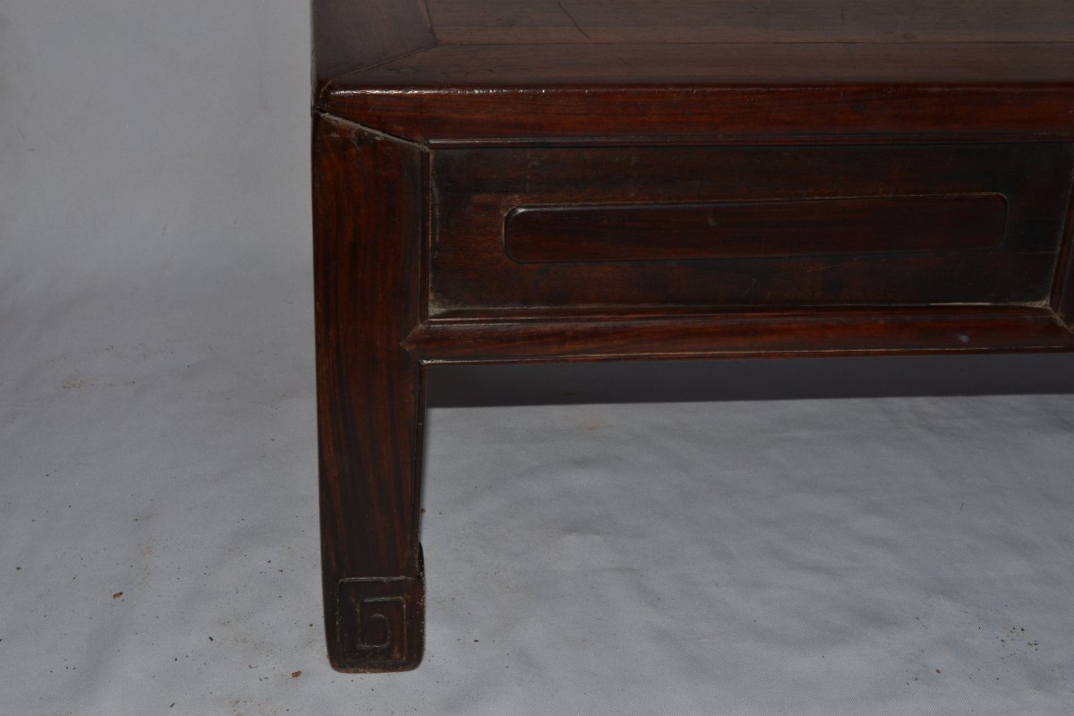 Hardwood Coffee Table. China Qing Dynasty.-photo-4