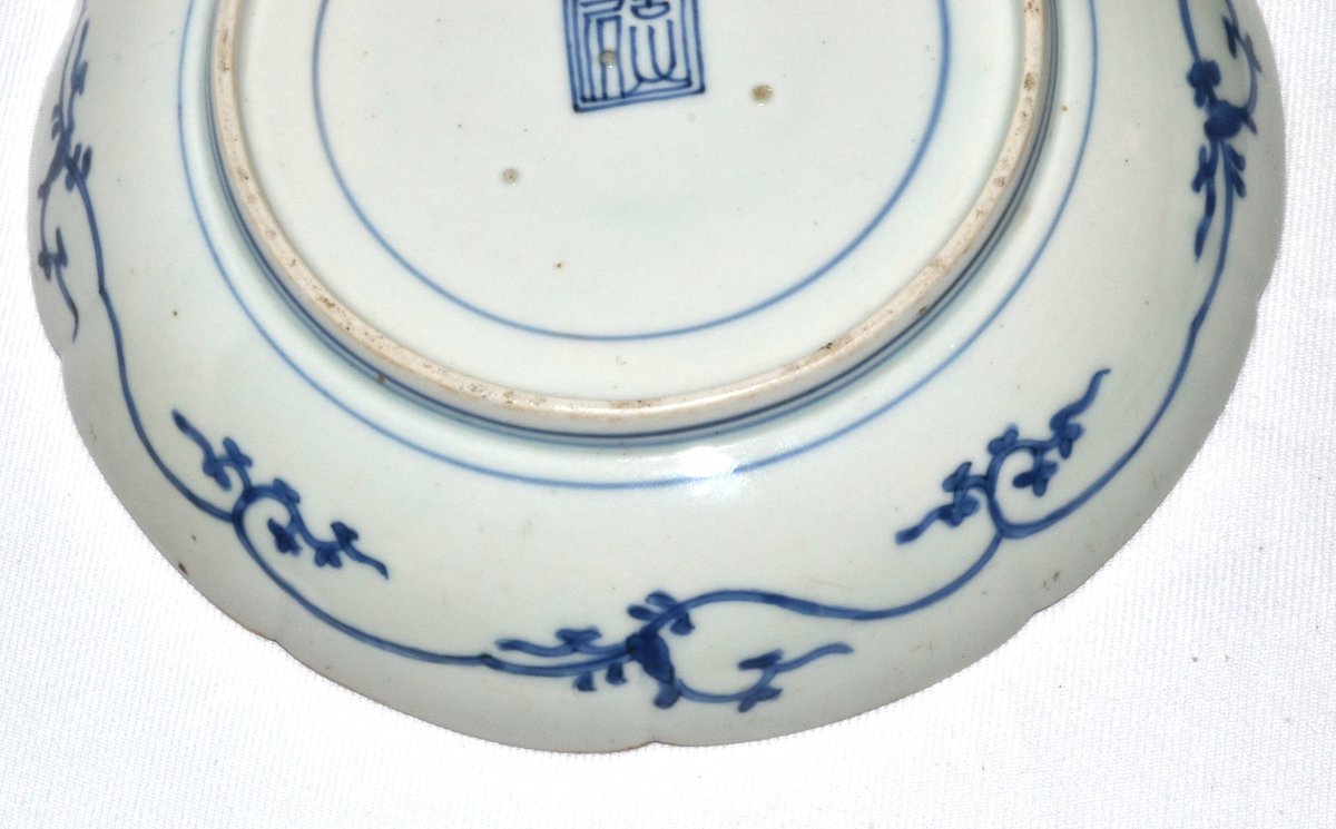 Pair Of Arita Porcelain Plates. Medallion Design. Japan, 17th Century. -photo-5