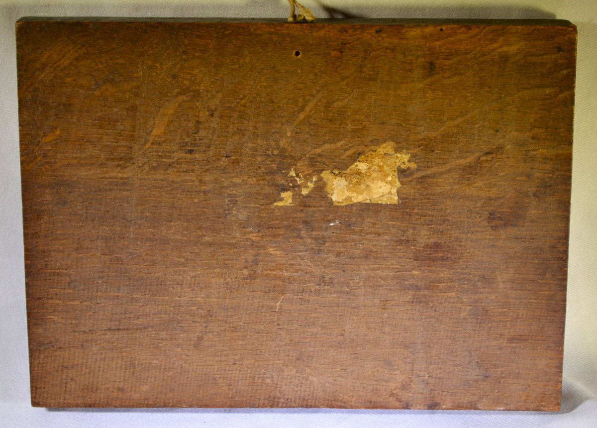Wooden Panel Carved With A Dog And A Cat. Europe, 18th Century. -photo-5