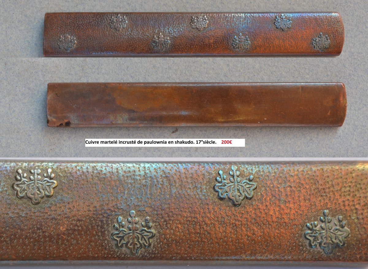 Collection de 9 kozuka . Asie. Japon école Goto et autres 17°-18°siècle.-photo-3