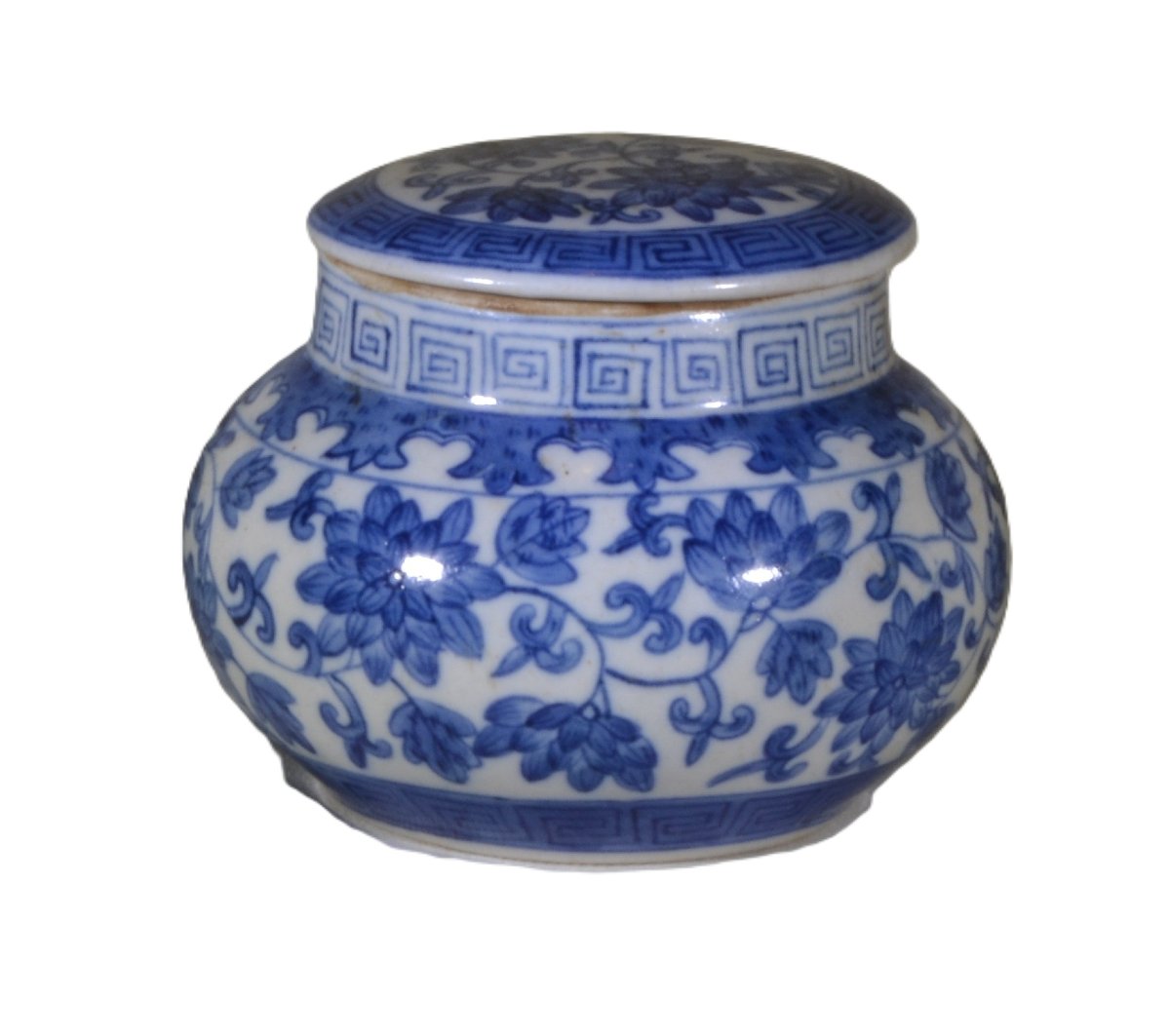 Blue-and-white Porcelain Jar. China Or Japan, 19th Century. -photo-1