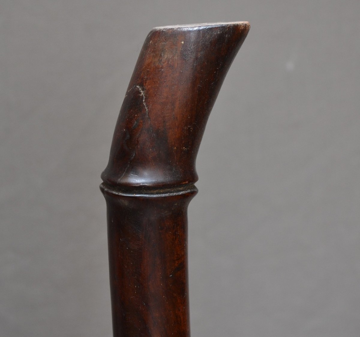 A Wooden Stool Carved From Precious Wood In The Bamboo Style. China, Qing Dynasty, Qianlong–jiaqing Period. -photo-5