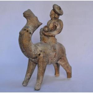 Rider On Camel In Terracotta.