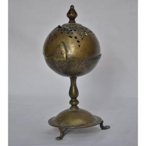 Bronze Tripod Perfume Burner. Islamic Art.