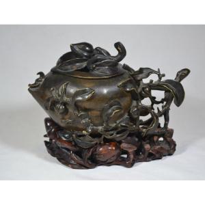 Censer In Bronze. China Qing Period.