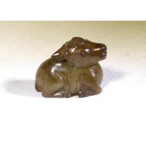 Jade Buffalo Pendant. Asia. China, Song To Qing Dynasties.