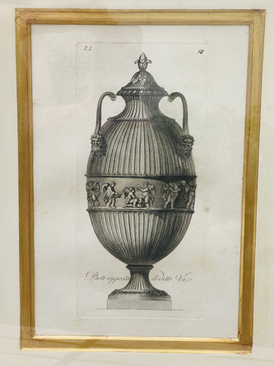Paire de gravures d'après  Giovanni Battista Piranesi-photo-3